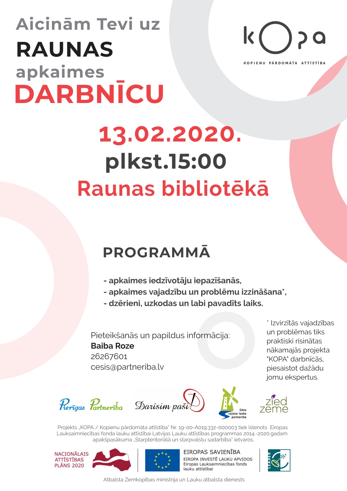 Apkaimes darbnīca Raunā