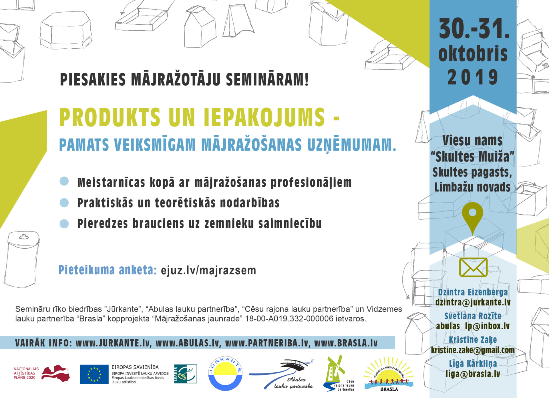 Seminārs mājražotājiem projekta “Mājražošanas jaunrade”.