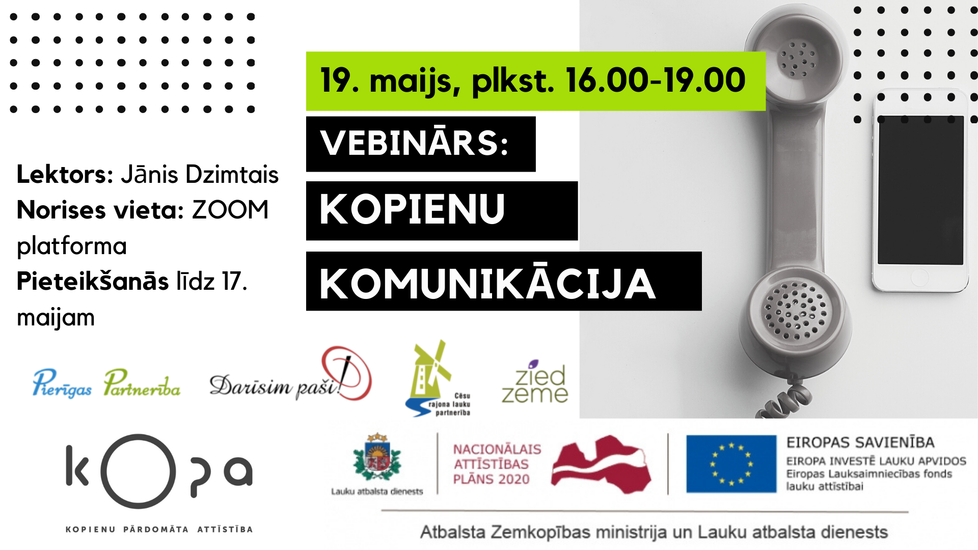 Notiks vebinārs: Kopienu komunikācija