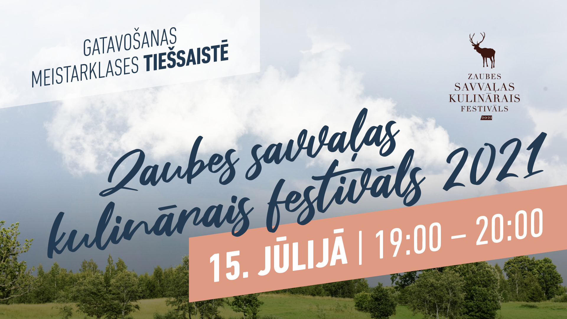 Tiešsaistes gatavošanas meistarklase kopā ar šefpavāru Ingmāru Ladigu