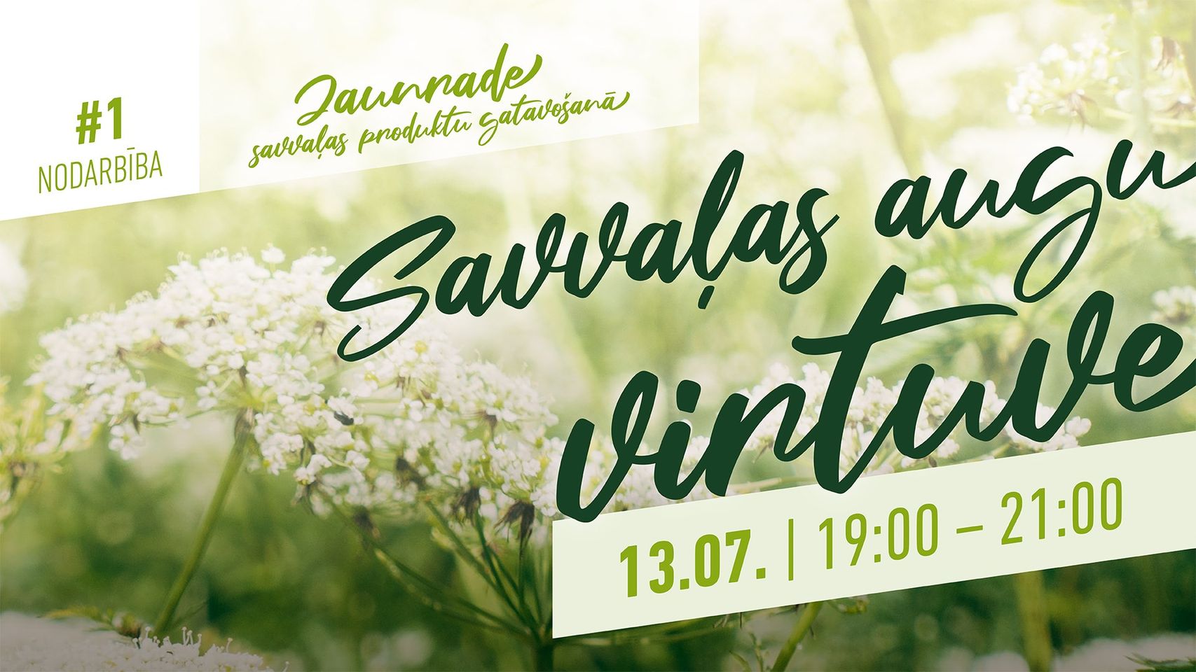 Savvaļas augu virtuve kopā ar Vairu Kārkliņu