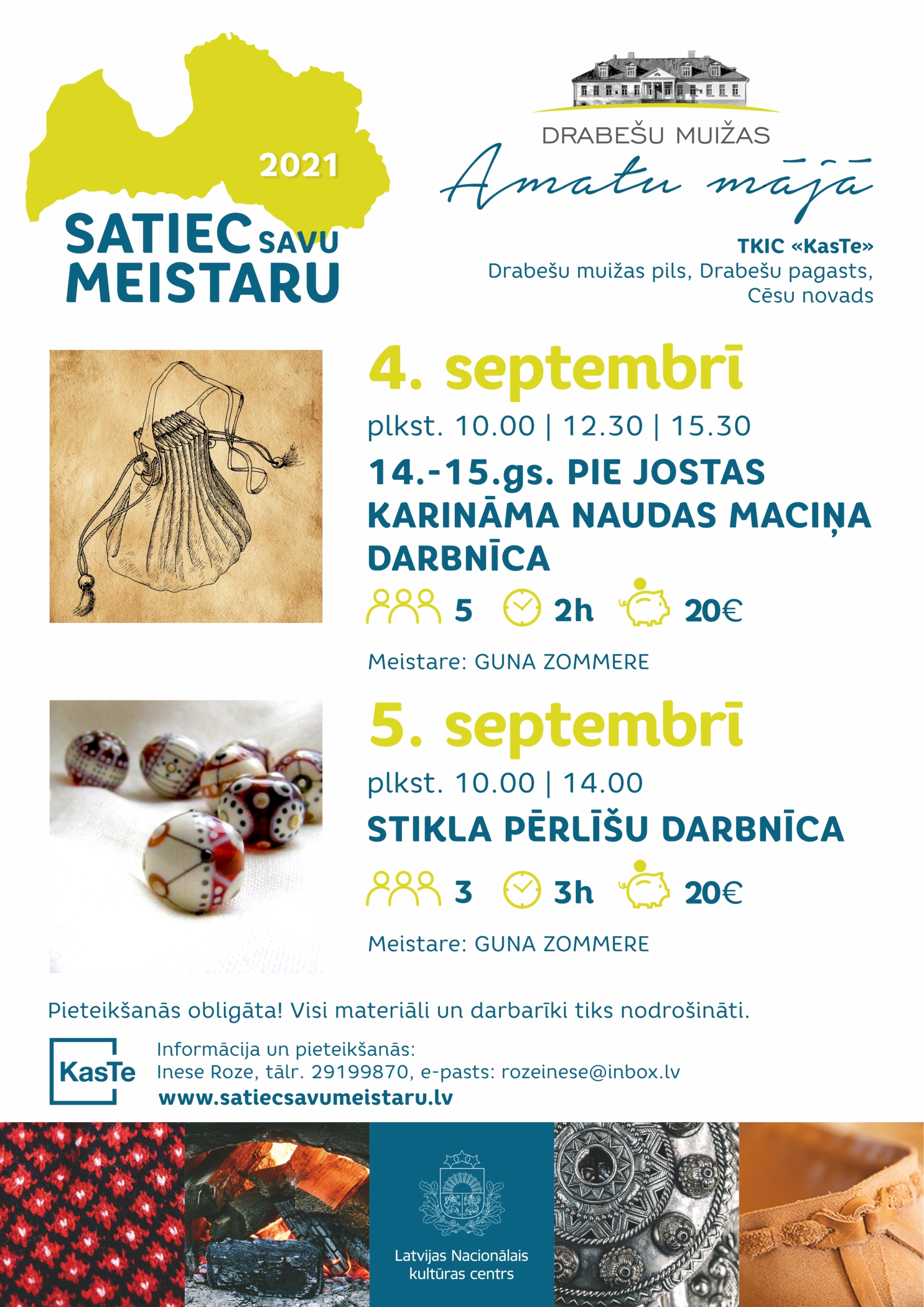 SATIEC SAVU MEISTARU DRABESU MUIŽAS AMATU MĀJĀ