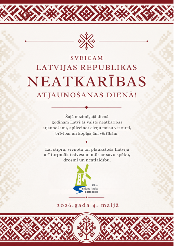 SVEICAM SVĒTKOS!